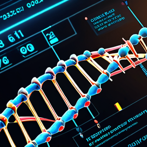 Home 7 A futuristic, high-tech scene depicting DNA strands being precisely edited by glowing, almost surgical molecular tools, akin to a sophisticated graphic design interface for life's blueprint. The background features intricate, abstract genetic code patterns, emphasizing precision and the revolutionary impact of genetic engineering. Clean, scientific, and slightly ethereal lighting.
